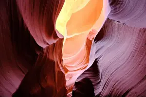 colorful canyon rocks in narrow Lower Antelope Canyon, Arizona, United states