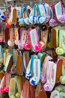 Slipper Prints: Colorful Greek Slippers