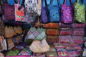 Chiang Mai Prints: colorful hill tribe embroidery handicraft