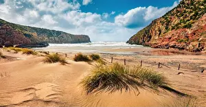 Splendid Prints: Colorful morning view of Cala Domestica beach