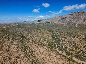 Pampa Prints: Colorful mountain landscape in San Juan Province in Argentina along the famous Ruta40 - Traveling South America