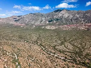 Mendoza Prints: Colorful mountain landscape in San Juan Province in Argentina along the famous Ruta40 - Traveling South America