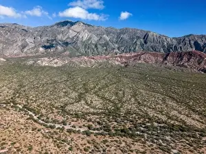 Mendoza Prints: Colorful mountain landscape in San Juan Province in Argentina along the famous Ruta40 - Traveling South America