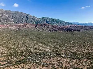 Mendoza Prints: Colorful mountain landscape in San Juan Province in Argentina along the famous Ruta40 - Traveling South America