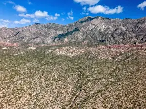 Overland Prints: Colorful mountain landscape in San Juan Province in Argentina along the famous Ruta40 - Traveling South America