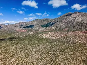 Mendoza Prints: Colorful mountain landscape in San Juan Province in Argentina along the famous Ruta40 - Traveling South America