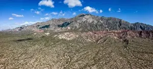 Mendoza Prints: Colorful mountain landscape in San Juan Province in Argentina along the famous Ruta40 - Traveling South America
