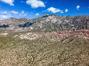 Mendoza Prints: Colorful mountain landscape in San Juan Province in Argentina along the famous Ruta40 - Traveling South America