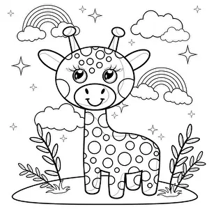 Coloring page for kids and adults
