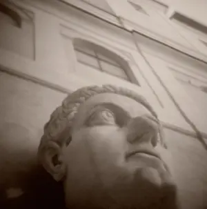 Capitol Prints: Colossal statue of the head of Emperor Constantine - Capitoline Museum