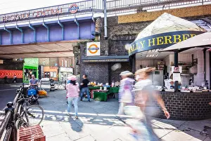 Hackney Prints: Colourful Hackney central train station