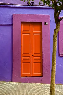Multi Prints: Colourful house facade, Barcelona, Spain, Europe
