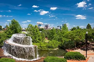 Columbia, South Carolina, USA at Finlay Park Fountain