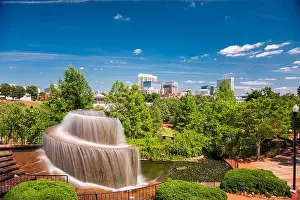 Columbia, South Carolina, USA at Finlay Park Fountain