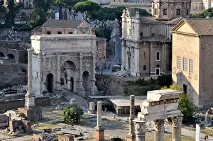 Look Out Prints: Column of Phocas, Arch of Septimius Severus