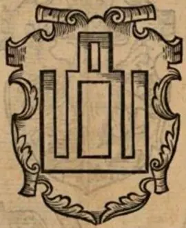 Medieval Art Prints: The Columns of Gediminas, depicted in Marcin Bielski's 1597 Kronika Polska
