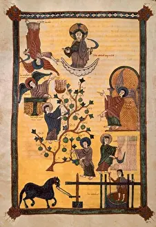 Blessed Prints: COMENTARIOS AL APOCALIPSIS - CODICE 1 - FOLIO 132-VERSO - SIEGA