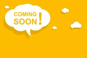 Yellow Vector Vectors Prints: coming soon speech bubble banner vector with copy space for business
