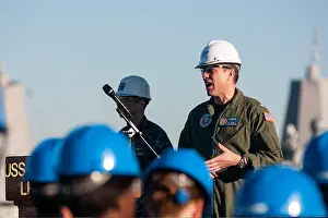 Scheduled Prints: The commanding officer of amphibious assault ship USS Peleliu (LHA 5)