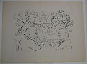 The Communists Fall and Foreign Exchange Rises George Grosz (American)