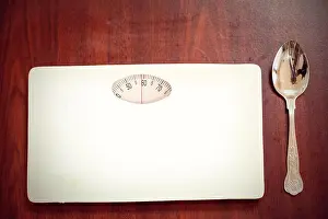 Strawberries Prints: Composite image of weighing scale