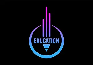 Back To School Prints: concept of pencil and education word in circle