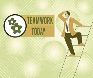 Synergy Prints: Conceptual display Teamwork