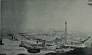 Concours pour l'Exposition universelle de 1900; projets exposés au Palais de l'industrie