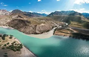 The confluence of two rivers, Katun and Chuya