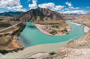 The confluence of two rivers, Katun and Chuya