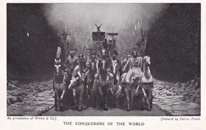 Social Prints: The Conquerors / Les Conquerants painting by Pierre Fritel 1892