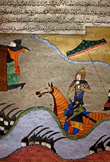 Conquest Prints: Conquest of Baghdad by Timur Zafarnama Book of Victories Sharaf al-din Ali Yazdi 1424–54 Reign Shah Rukh Iran