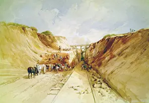 Gauge Prints: Construction of a Railway Line, 1841