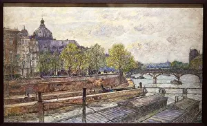 1905 Prints: The Conti Quay and the Pont des Arts