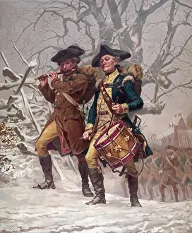Patriotic Prints: Continental Army Fife and Drum