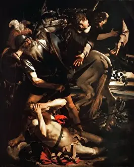 Bible Nt Prints: The Conversion of Saint Paul. Museum: Collezione Odescalchi Balbi. Author: CARAVAGGIO