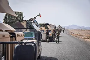Afghanistan Prints: Convoy of an Afghan Commando Company