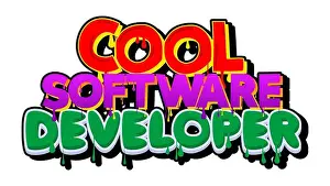 Vandalism Prints: Cool Software Developer. Graffiti tag