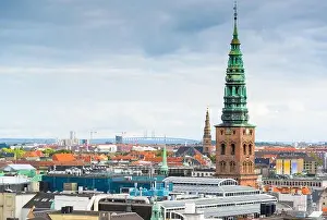 Copenhagen, Denmark old town city skyline in the afternoon