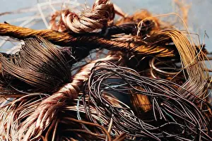 Thread Prints: Copper scrap metal, wire, windings of motors and transformers