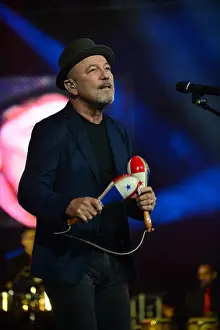 Miami Prints: CORAL GABLES, FL - AUGUST 27: Ruben Blades performs during 'Caminando