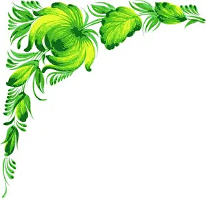 corner ornamental flower