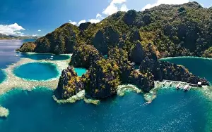 Karst Prints: Coron is the third-largest island in the Calamian Islands in northern Palawan in the Philippines