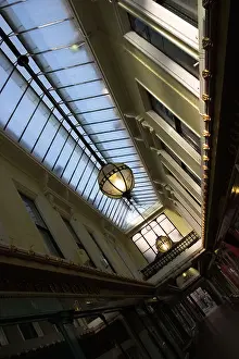 Somerset Prints: The Corridor Shopping Arcade in Bath Somerset England