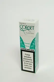 Nicotine Prints: Corset Menthol Super slims Cigarettes