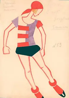 Opera Prints: Costume design for the ballet The Bolt by Dmitri Shostakovich
