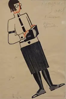 Opera Prints: Costume design for the ballet The Bolt by Dmitri Shostakovich