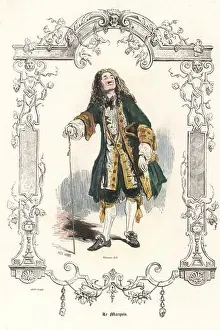 Mode Prints: Costume of a marquis, reign of Louis XV