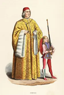 Mode Prints: Costume of a podesta, chief magistrate