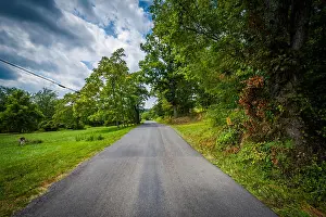 Appalachian Prints: Country road in the rural Shenandoah Valley, Virginia